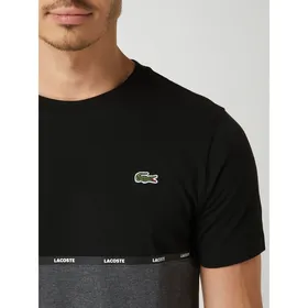 Lacoste T-shirt z detalami z logo