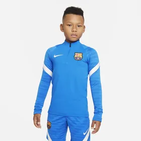Treningowa koszulka piłkarska dla dużych dzieci FC Barcelona Strike - Niebieski
