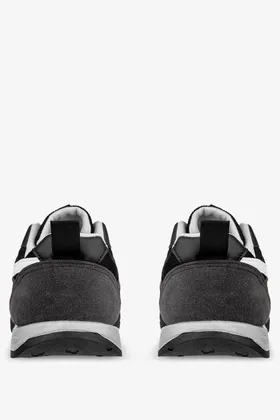 Czarne buty sportowe sznurowane casu 14-3-22-g