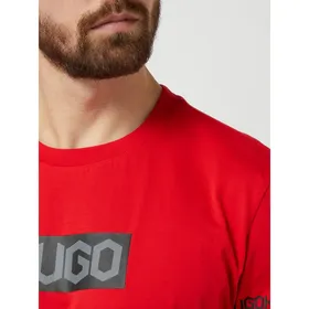 HUGO T-shirt z bawełny model ‘Dake’