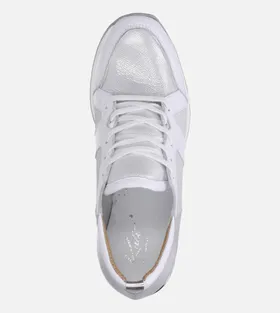 Białe sneakersy Kati buty sportowe sznurowane 7023