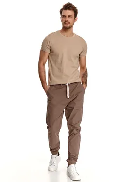 Spodnie typu jogger z miękkiej tkaniny