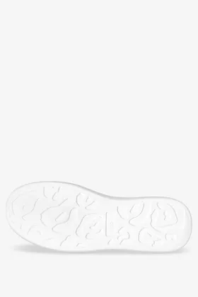 Białe sneakersy na platformie damskie buty sportowe sznurowane casu bl373p-p