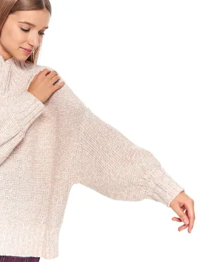 Sweter długi rękaw damski   luźny