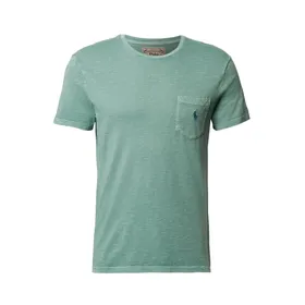 Polo Ralph Lauren T-shirt o kroju regular fit z bawełny z kieszenią na piersi