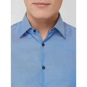 Jake*s Koszula biznesowa o kroju slim fit z tkaniny natté