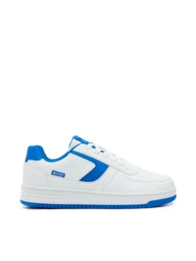 Biało-niebieskie sneakersy
