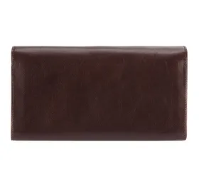 Damski portfel skórzany z herbem duży