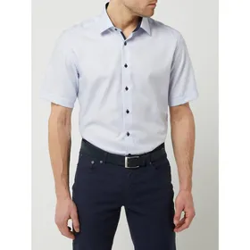 Eterna Koszula biznesowa o kroju regular fit z bawełny z krótkim rękawem