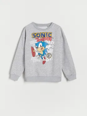 Bawełniana bluza Sonic - Szary