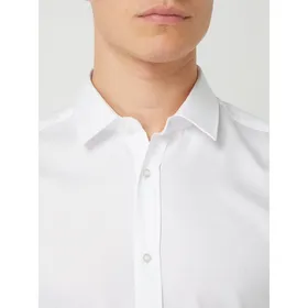 HUGO Koszula biznesowa o kroju super slim fit z bawełny model ‘Elisha’