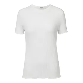 Drykorn T-shirt z półprzezroczystym wzorem w paski model ‘ERMI’