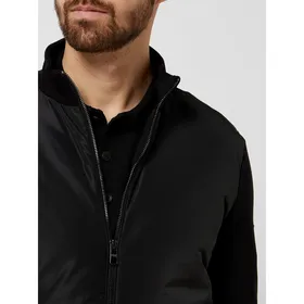 BOSS Bluza rozpinana z watowanym przodem w kontrastowym kolorze model ‘Shepherd’