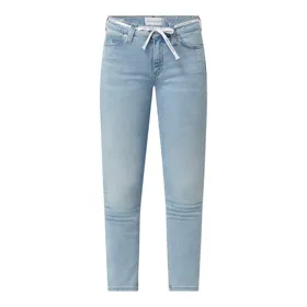 Calvin Klein Jeans Jeansy skrócone o kroju skinny fit z dodatkiem streczu