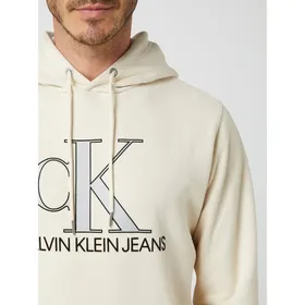 Calvin Klein Jeans Bluza z kapturem z nadrukiem z logo — wyłącznie w naszej ofercie