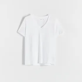 T-shirt regular - Biały