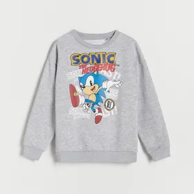 Bawełniana bluza Sonic - Szary