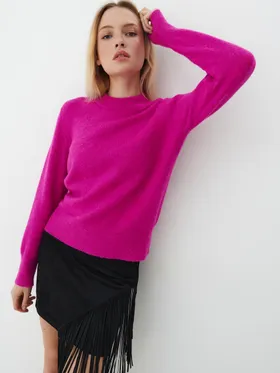 Różowy sweter - Różowy