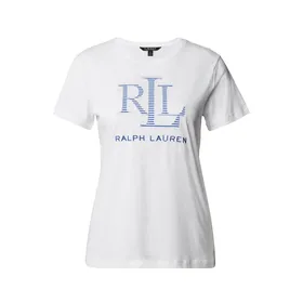 Lauren Ralph Lauren T-shirt z wyhaftowanym logo