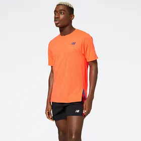 Koszulka męska New Balance MT23281ERE – pomarańczowa