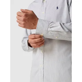 Polo Ralph Lauren Koszula casualowa z czystej bawełny ze wzorem w paski