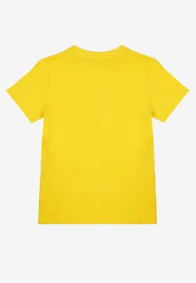 Żółta Koszulka z Bawełny Evine