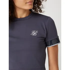 SIK SILK T-shirt krótki z wyhaftowanym logo model ‘Gravity’