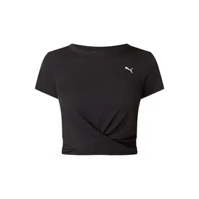 Puma T-shirt krótki o kroju regular fit z wiązanym detalem