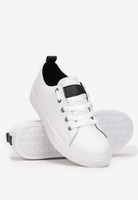 Biało-Czarne Sneakersy Meaminu