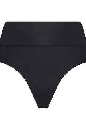 Hunkemöller Wysoki dół od bikini Luxe Czarny