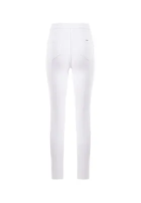 Białe Spodnie Skinny Phenameia