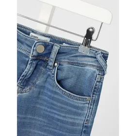 Pepe Jeans Jeansy z niskim stanem o kroju skinny fit z dodatkiem streczu model ‘Finly’