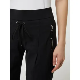 Raffaello Rossi Luźne spodnie z dodatkiem streczu model ‘Candy Future’