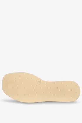 Złote sandały skórzane błyszczące na platformie produkt polski casu 40370