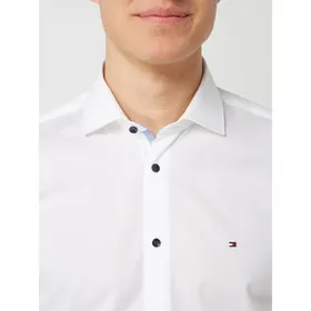Tommy Hilfiger Tailored Koszula biznesowa o kroju slim fit z popeliny