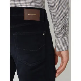 Pierre Cardin Spodnie sztruksowe o kroju modern fit z dodatkiem streczu model ‘Lyon’