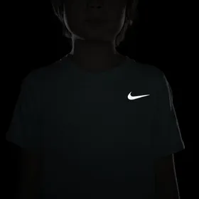 Koszulka treningowa dla dużych dzieci (chłopców) Nike Dri-FIT Miler - Czerń