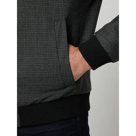 BOSS Bluzon o kroju slim fit z żywej wełny model ‘Nolwin’
