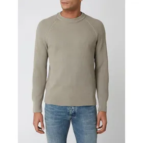 Drykorn Sweter z prążkowaną fakturą model ‘Aaron’