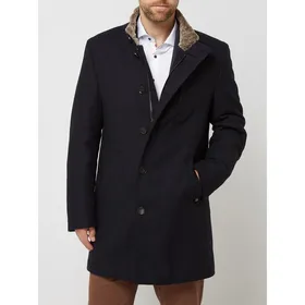 CG - Club of Gents Krótki płaszcz z żywą wełną model ‘Mirrel’