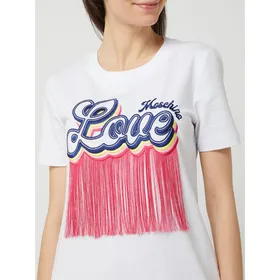 Love Moschino Sukienka koszulowa z frędzelkami