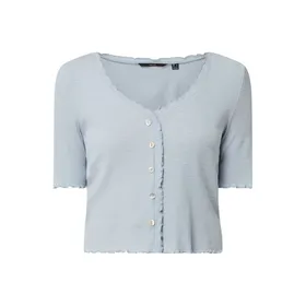 Vero Moda T-shirt krótki z bawełny ekologicznej model ‘Anita’