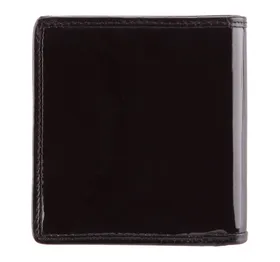 Damski portfel ze skóry lakierowany mały