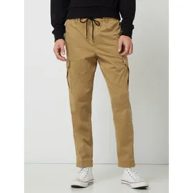 BOSS Casualwear Spodnie cargo o kroju tapered fit z dodatkiem streczu model ‘Schargo’