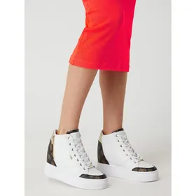 Guess Sneakersy wysokie z podeszwą na platformie model ‘Rigg’