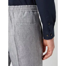 JOOP! Collection Spodnie do garnituru o kroju slim fit z lnu model ‘Eames’