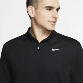 Męska koszulka polo do golfa Nike Dri-FIT Victory - Czerń