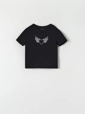 Koszulka z nadrukiem - Czarny