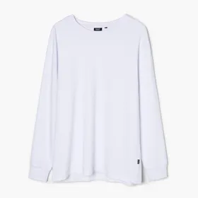 Biała koszulka longsleeve - Biały