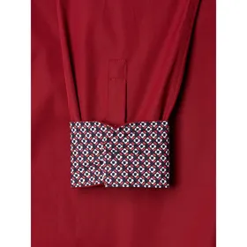 BOSS Koszula biznesowa o kroju slim fit z popeliny z bardzo długim rękawem model ‘Joras’ — łatwa w prasowaniu